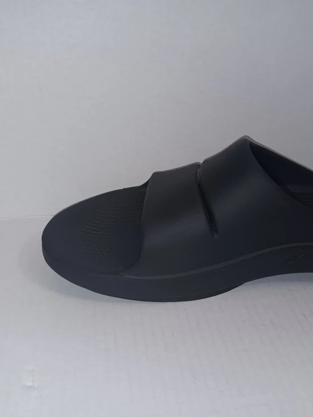 OOFOS OOAHH SLIDE SANDALS BLACK MEN'S SIZE 14